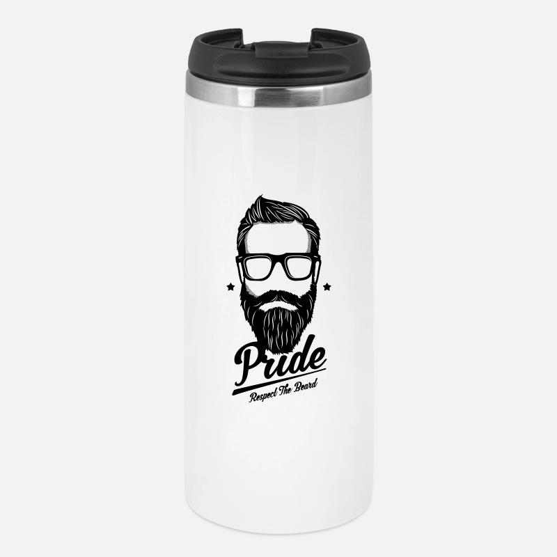 Bart - Respect the beard - Thermal Cup - white