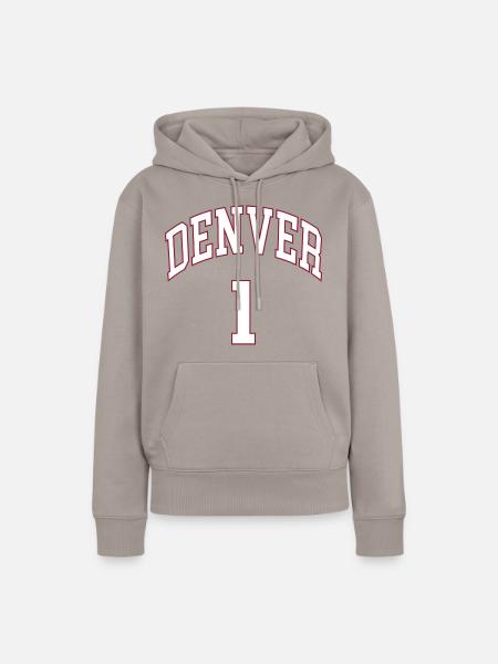 Denver 1 - Frauen Premium Bio Hoodie - Taupe