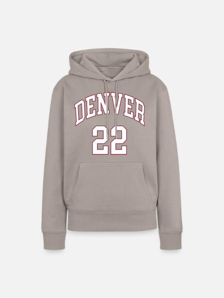 Denver 22 - Frauen Premium Bio Hoodie - Taupe