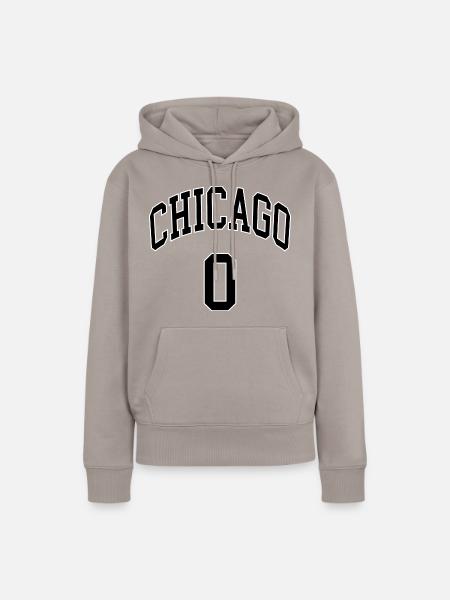 Chicago 0 - Frauen Premium Bio Hoodie - Taupe