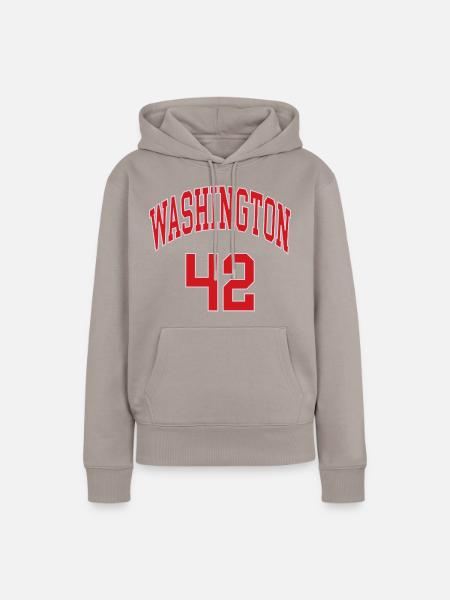 Washington 42 - Frauen Premium Bio Hoodie - Taupe