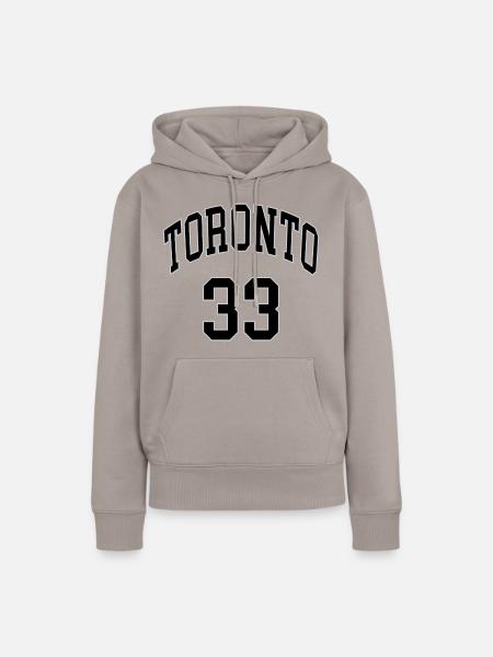 Toronto 33 - Frauen Premium Bio Hoodie - Taupe