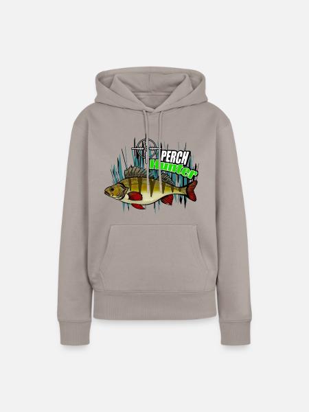 Barschjäger - Frauen Premium Bio Hoodie - Taupe