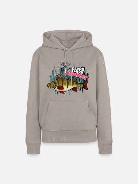 Barschjäger - Frauen Premium Bio Hoodie - Taupe