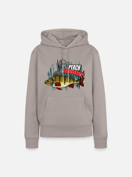 Barschjäger - Frauen Premium Bio Hoodie - Taupe