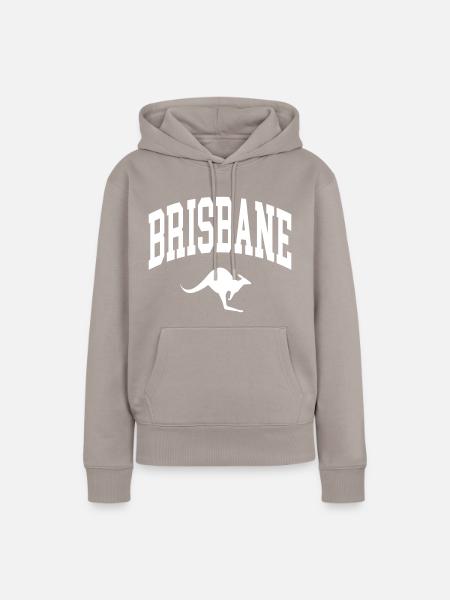 Brisbane - Frauen Premium Bio Hoodie - Taupe