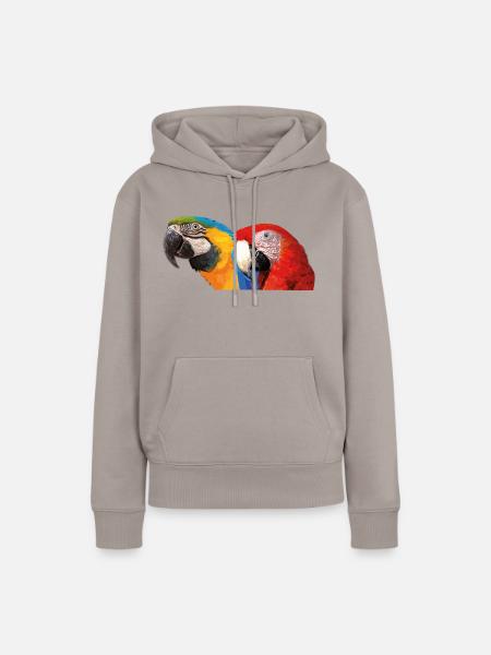 Aras - Frauen Premium Bio Hoodie - Taupe