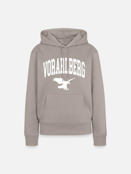Vorarlberg - Frauen Premium Bio Hoodie - Taupe
