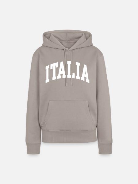 Italien - Frauen Premium Bio Hoodie - Taupe