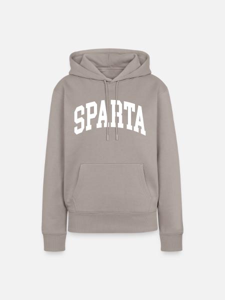 Sparta - Frauen Premium Bio Hoodie - Taupe