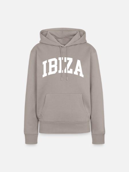 Ibiza - Frauen Premium Bio Hoodie - Taupe