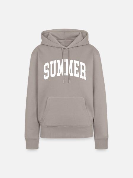 Summer - Frauen Premium Bio Hoodie - Taupe