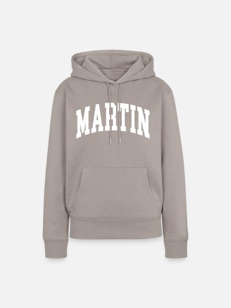 Martin - Frauen Premium Bio Hoodie - Taupe