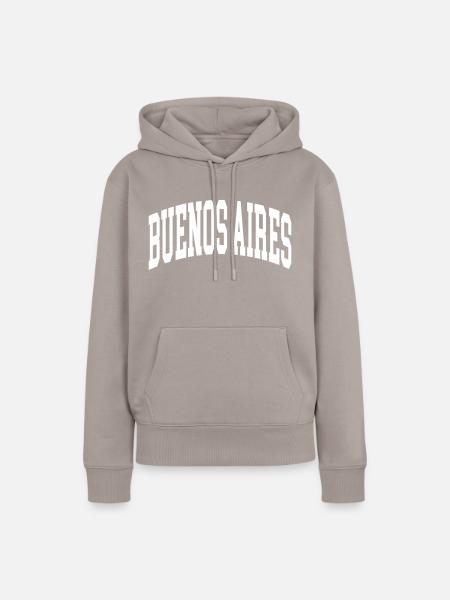 Buenos Aires - Frauen Premium Bio Hoodie - Taupe