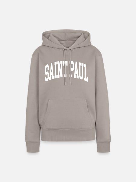 Saint Paul - Frauen Premium Bio Hoodie - Taupe