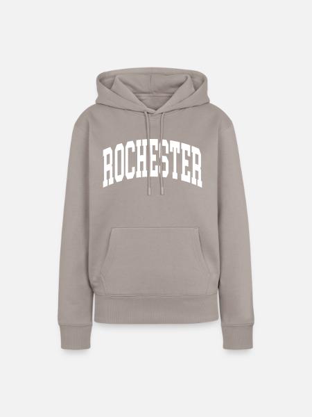 Rochester - Frauen Premium Bio Hoodie - Taupe