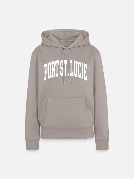 Port St. Lucie - Frauen Premium Bio Hoodie - Taupe