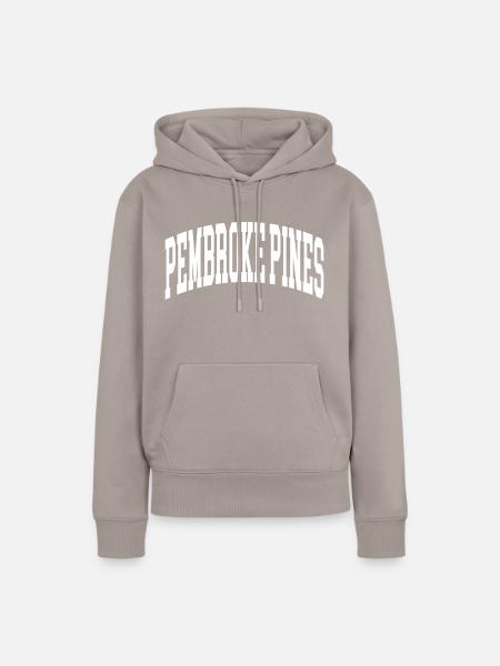 Pembroke Pines - Frauen Premium Bio Hoodie - Taupe