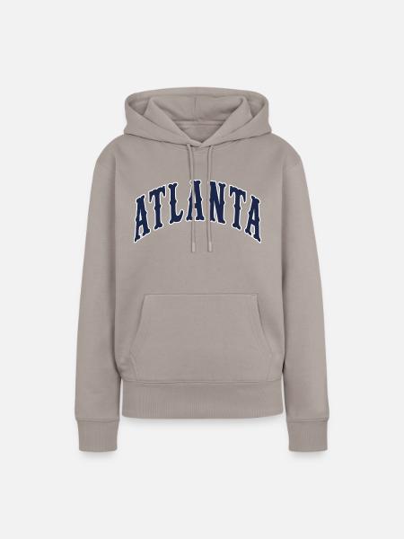 Atlanta - Frauen Premium Bio Hoodie - Taupe