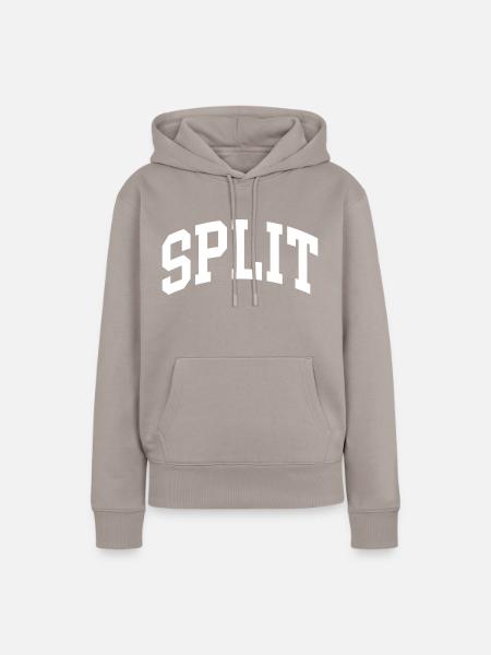 Split - Frauen Premium Bio Hoodie - Taupe