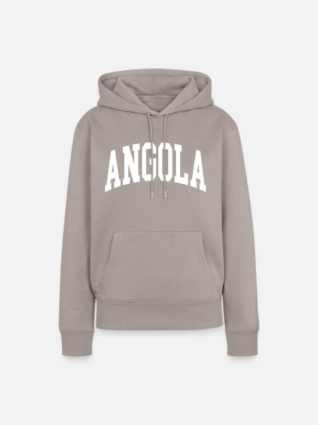 Angola - Frauen Premium Bio Hoodie - Taupe