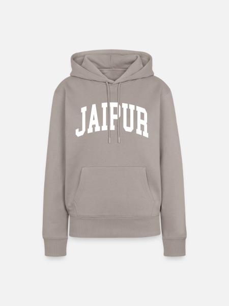 Jaipur - Frauen Premium Bio Hoodie - Taupe