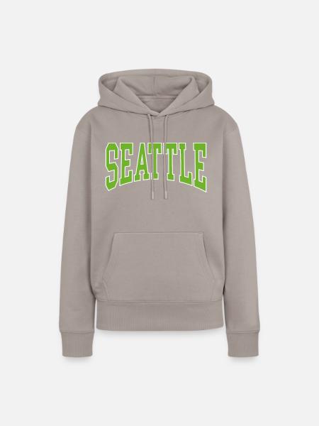 Seattle - Frauen Premium Bio Hoodie - Taupe