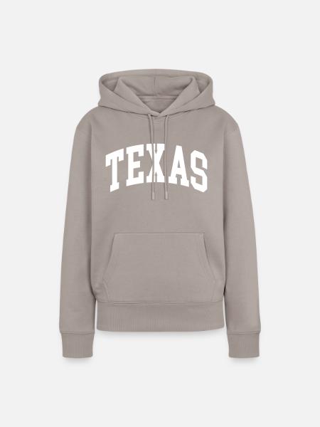 Texas - Frauen Premium Bio Hoodie - Taupe