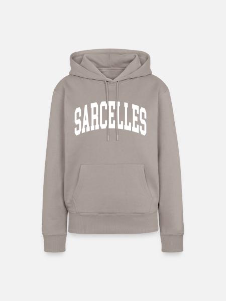 Sarcelles - Frauen Premium Bio Hoodie - Taupe