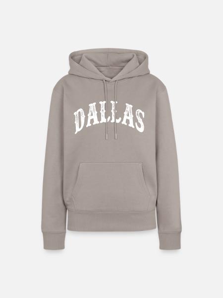 Dallas - Frauen Premium Bio Hoodie - Taupe