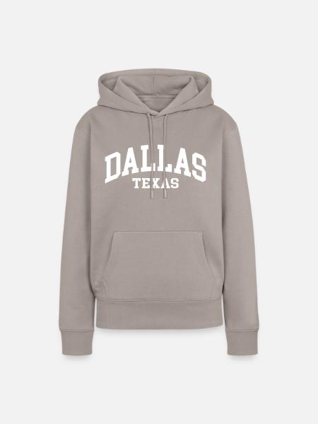 Dallas - Frauen Premium Bio Hoodie - Taupe