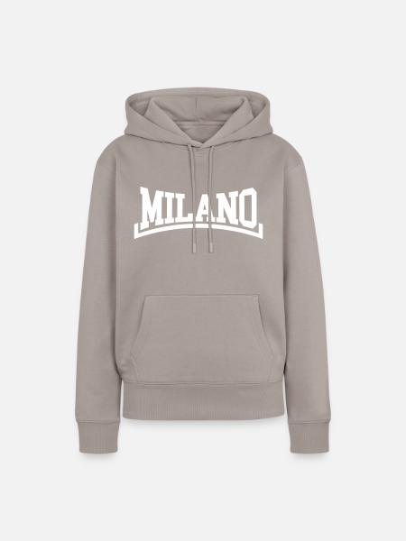 Mailand - Frauen Premium Bio Hoodie - Taupe