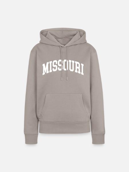 Missouri - Frauen Premium Bio Hoodie - Taupe