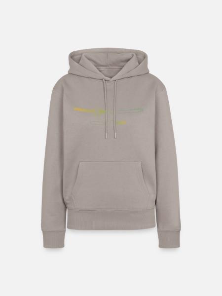 Duo - Frauen Premium Bio Hoodie - Taupe