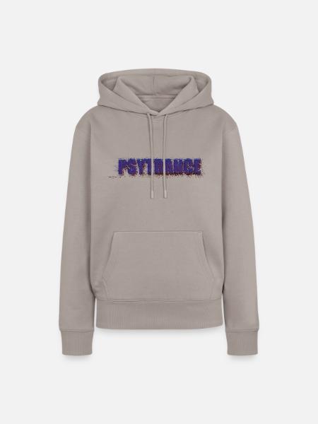 PSYTRANCE - Frauen Premium Bio Hoodie - Taupe