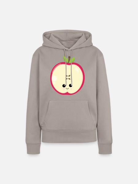 FRUIT - Frauen Premium Bio Hoodie - Taupe