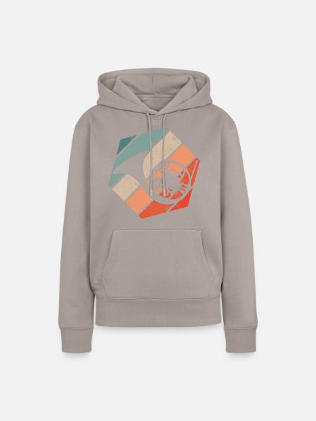 French Horn Hornist - Frauen Premium Bio Hoodie - Taupe