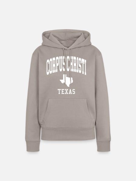 Corpus Christi - Frauen Premium Bio Hoodie - Taupe
