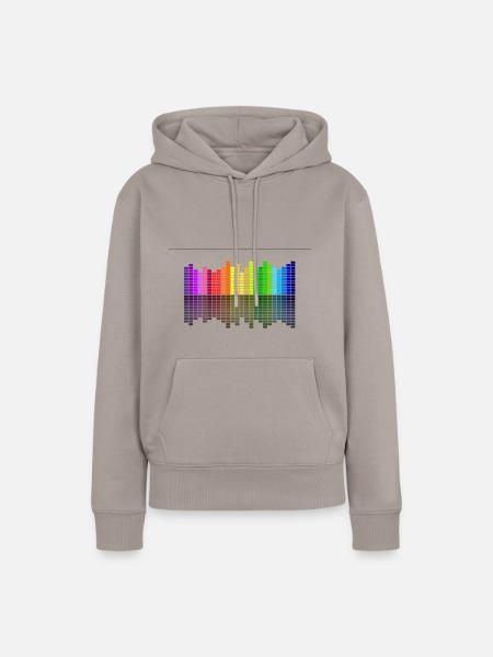 equalizer - Frauen Premium Bio Hoodie - Taupe