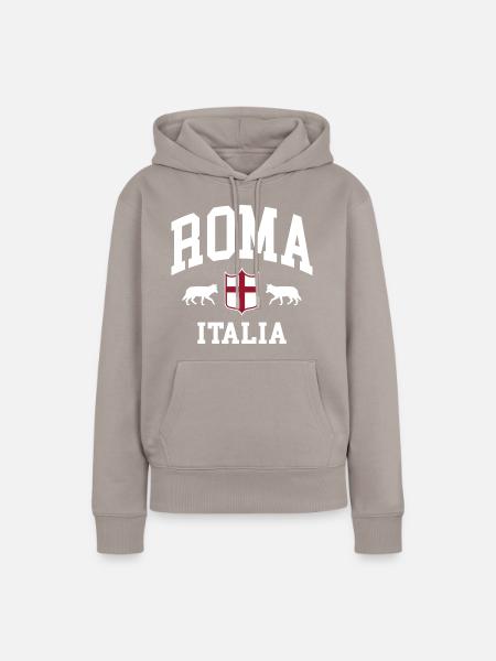 Rom - Frauen Premium Bio Hoodie - Taupe