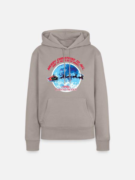 Schöne Bescherung Schlitten Des Weihnachtsmanns - Frauen Premium Bio Hoodie - Taupe