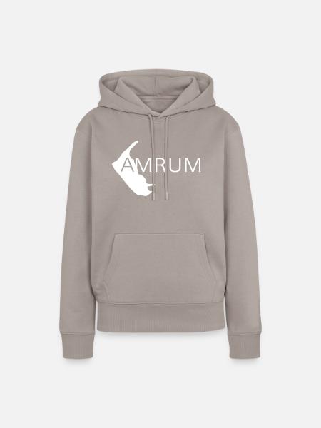 AMRUM - Frauen Premium Bio Hoodie - Taupe
