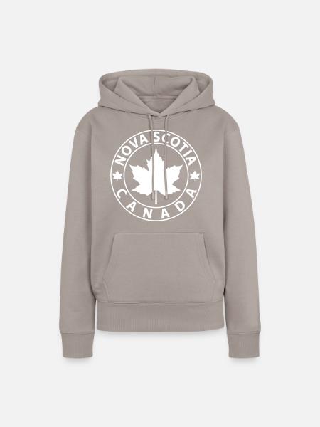 Nova Scotia - Frauen Premium Bio Hoodie - Taupe