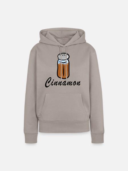 Cinnamon shaker - Frauen Premium Bio Hoodie - Taupe