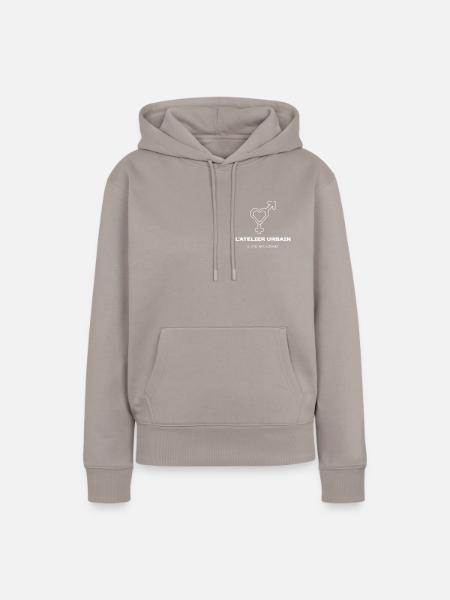 Die urbane Werkstatt - Frauen Premium Bio Hoodie - Taupe