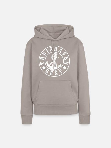 Heimathafen Gent - Frauen Premium Bio Hoodie - Taupe