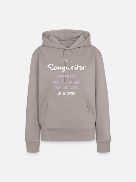 Songwriter - Frauen Premium Bio Hoodie - Taupe