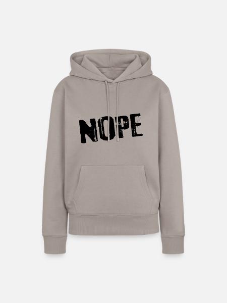 Anti-ja-Sager - Frauen Premium Bio Hoodie - Taupe