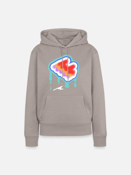 Leckere Farben (Remix) - Frauen Premium Bio Hoodie - Taupe