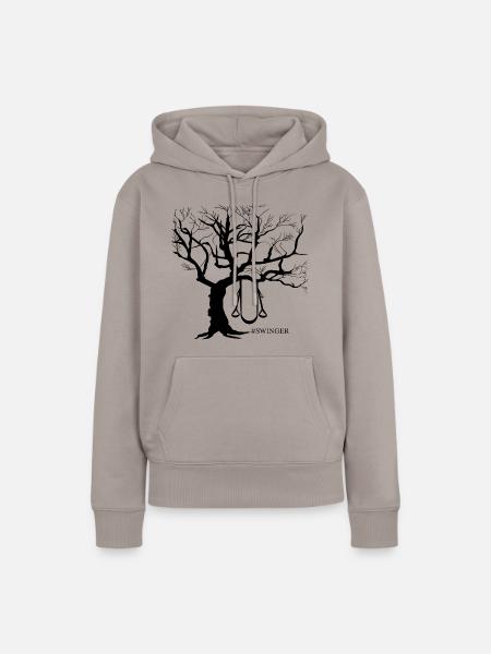 Schaukel - Frauen Premium Bio Hoodie - Taupe